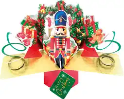 Walmart Second Nature Pop Up Christmas Card Nutcracker offer
