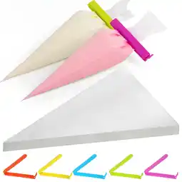 Walmart LotFancy Tipless Piping Bags, 250 Pcs 12 Disposable Pastry Bags, Cake Decorating Bag Tool & 5 Clips offer