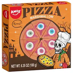 Walmart AMOS Cotton Candy Halloween Pizza, Eyeballs Candy for Party, Gluten-Free, 6 Count, 6.35 oz offer