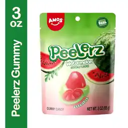 Walmart Amos Peelerz, Gummy Candy, Watermelon Flavor, Peelable Gummy, 3 oz Bag offer