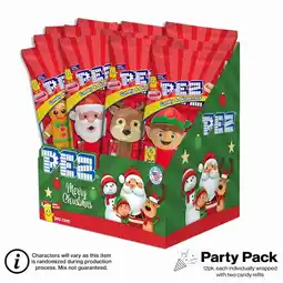 Walmart Christmas PEZ Party Pack, 12 Pack - Each Individually Wrapped, 6.96 oz offer