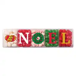 Walmart Jelly Belly Christmas 5-Flavor NOEL Clear Gift Box of Jelly Beans - 4 Ounces of Holiday Candy offer