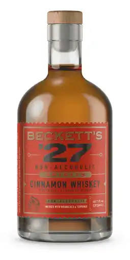 Walmart Beckett's '27 Cinnamon Whiskey Award Winning Non-Alcoholic Spirit for Mocktails, 12.7 fl oz bottle offer