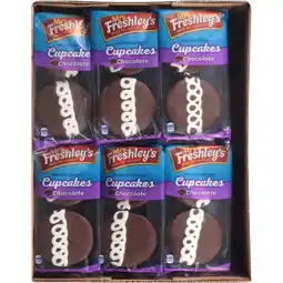 Walmart Mrs. Freshley's Chocolate Creme Filled Cupcakes 12 ct Box offer