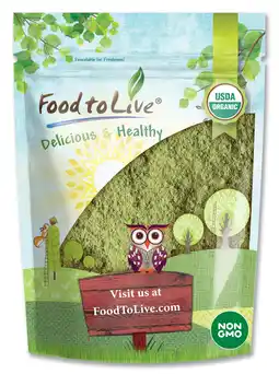 Walmart Organic Broccoli Powder, 0.25 Pounds Non-GMO, Raw, Vegan, Kosher by Food to Live offer
