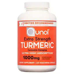Walmart Qunol Turmeric Capsules, 1000mg, Ultra High Absorption, Joint Support Herbal Supplement, 120 Count offer