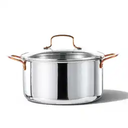 Walmart Carote 8QT Tri-Ply Stainless Steel Stock Pot with Lid, Induction Compatible Soup Pot for Cooking offer