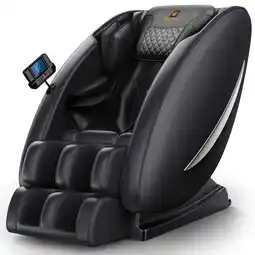 Walmart BILITOK Massage Chair Recliner with Heating, Bluetooth and Full Body Massage, Black offer