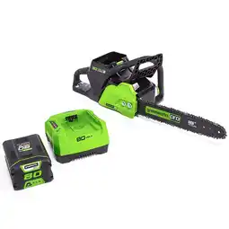 Walmart Greenworks 80V 16 Brushless Chainsaw with 2.0 Ah Battery & Charger 2004502 offer