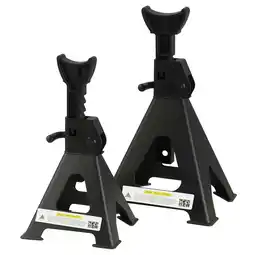 Walmart SIGLIN Heavy Duty Steel Jack Stand 3 Ton (6600 lb) With Double Locking and Large Foot Base, 2 Pack offer