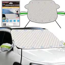 Walmart XUKEY Universal Magnetic Windshield Cover Snow Ice Shield Cover Sun Shade Cover for Car SUV offer