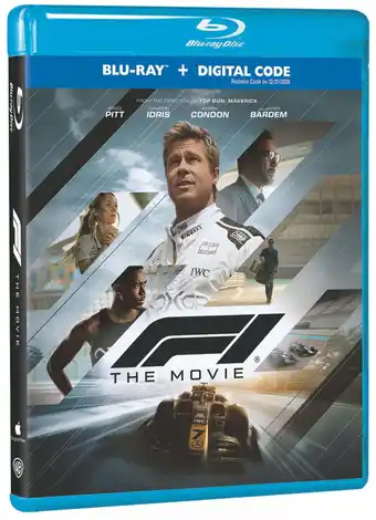 Walmart F1: The Movie (Blu-ray + Digital Copy), Action, Warner Bros offer