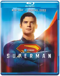 Walmart Superman 2025 (Blu-ray + Digital Copy) Action & Adventure, Warner offer