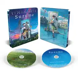 Walmart Suzume (Walmart Exclusive) (Steelbook Blu-ray + DVD CrunchyRoll) offer
