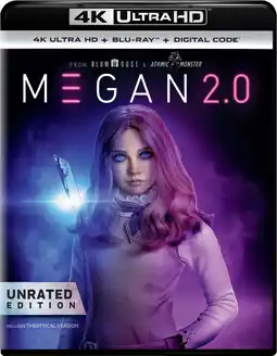 Walmart M3GAN 2.0 (4K Ultra HD + Blu-ray + Digital Copy) Universal, Horror offer