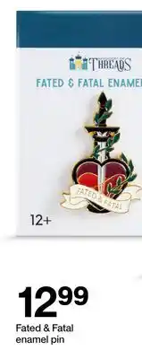 Target Fated & Fatal enamel pin offer