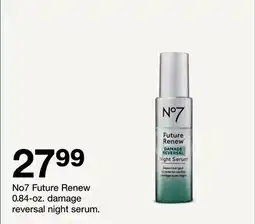 Target No7 Future Renew 0.84-oz. damage reversal night serum offer