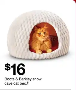 Target Boots & Barkley snow cave cat bed offer