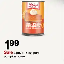 Target Libby's 15-oz. pure pumpkin puree offer