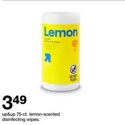 Target up&up 75 - ct. lemon - scented disinfecting wipes offer