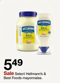 Target Hellmann's & Best Foods mayonnaise offer