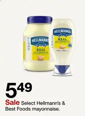 Target Hellmann's & Best Foods mayonnaise offer