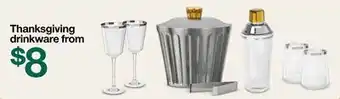 Target Thanksgiving drinkware offer