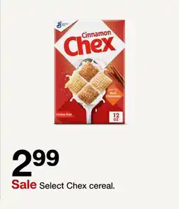 Target Select Chex cereal offer