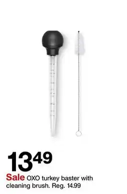 Target OXO turkey baster with cleaning brush offer