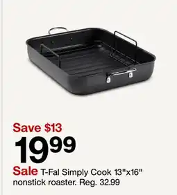 Target T-Fal Simply Cook 13 x16 nonstick roaster offer