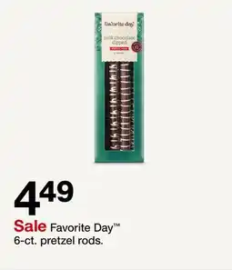Target Favorite Day 6-ct. pretzel rods offer