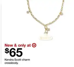 Target Kendra Scott charm crossbody offer