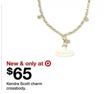 Target Kendra Scott charm crossbody offer