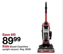 Target Bissell CleanView upright vacuum offer