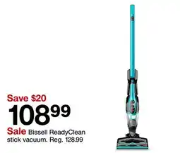 Target Bissell ReadyClean stick vacuum offer