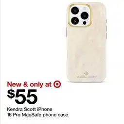 Target Kendra Scott iPhone 16 Pro MagSafe phone case offer