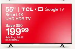 Target TCL 55 Smart 4K UHD HDR TV offer