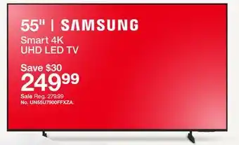 Target SAMSUNG 55 Smart 4K UHD LED TV offer