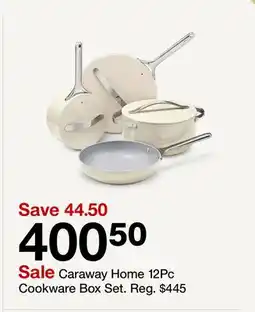 Target Caraway cookware offer