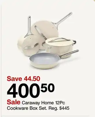 Target Caraway cookware offer