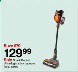 Target Shark Rocket Ultra-Light stick vacuum offer