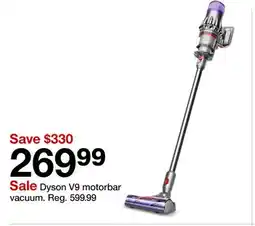 Target Dyson V9 motorbar vacuum offer