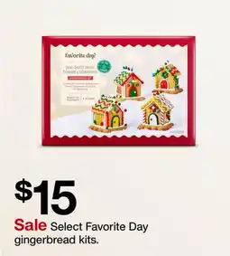 Target Select Favorite Day gingerbread kits offer