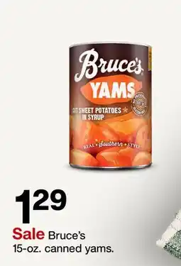 Target Bruce's 15-oz. canned yams offer