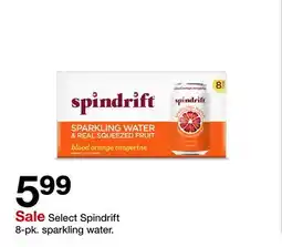 Target Select Spindrift 8-pk. sparkling water offer