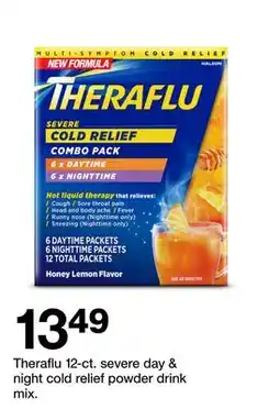 Target Theraflu 12-ct. severe day & night cold relief powder drink mix offer