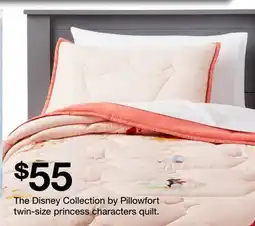 Target The Disney Collection by Pillowfort twin-size princess characters quilt offer