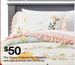 Target The Disney Collection by Pillowfort twin-size princess vine comforter offer
