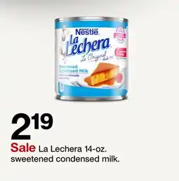 Target La Lechera 14-oz. sweetened condensed milk offer