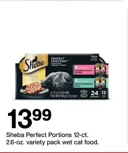 Target Sheba Perfect Portions 12 - ct. 2.6 - oz. variety pack wet cat food offer